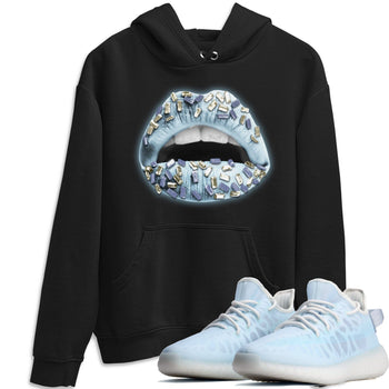 Yeezy 350 Mono Ice Sneaker Match Tees Lips Jewel Sneaker Tees Yeezy 350 Mono Ice Sneaker Release Tees Unisex Shirts