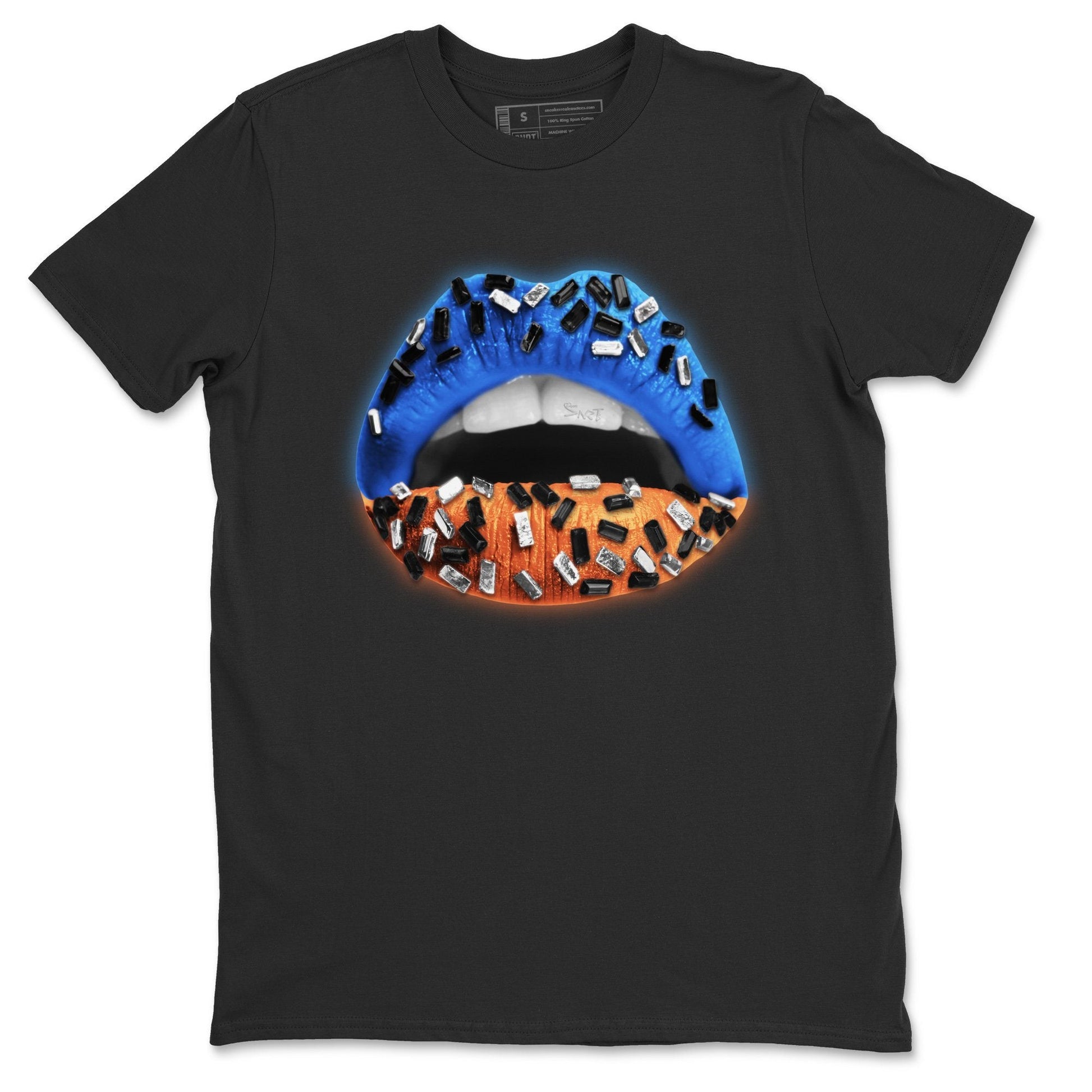 Yeezy 700 Bright Blue Sneaker Match Tees Lips Jewel Sneaker Tees Yeezy 700 Bright Blue Sneaker Release Tees Unisex Shirts