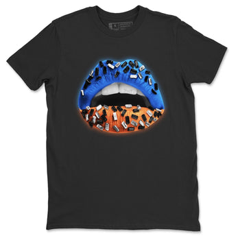 Yeezy 700 Bright Blue Sneaker Match Tees Lips Jewel Sneaker Tees Yeezy 700 Bright Blue Sneaker Release Tees Unisex Shirts