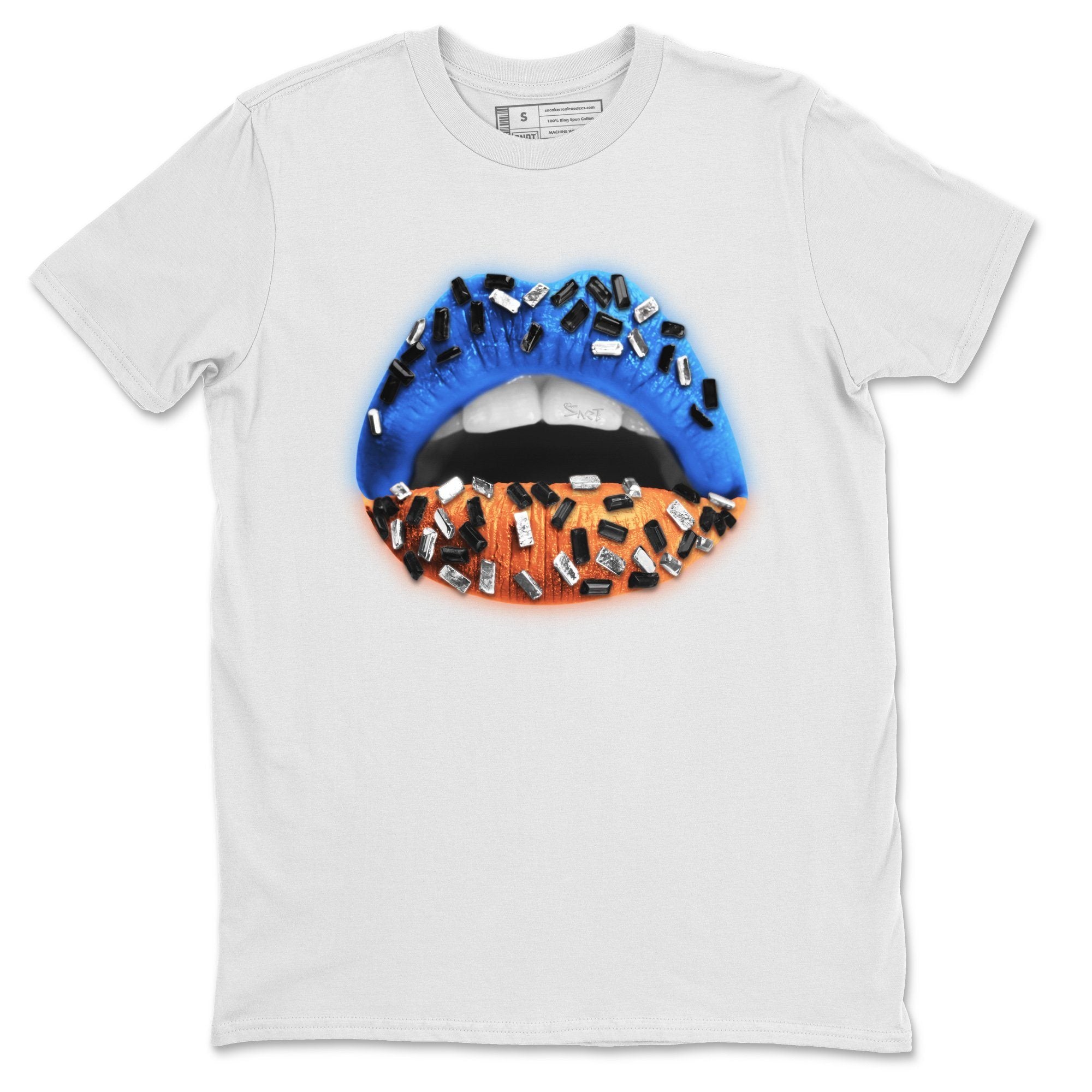 Yeezy 700 Bright Blue Sneaker Match Tees Lips Jewel Sneaker Tees Yeezy 700 Bright Blue Sneaker Release Tees Unisex Shirts