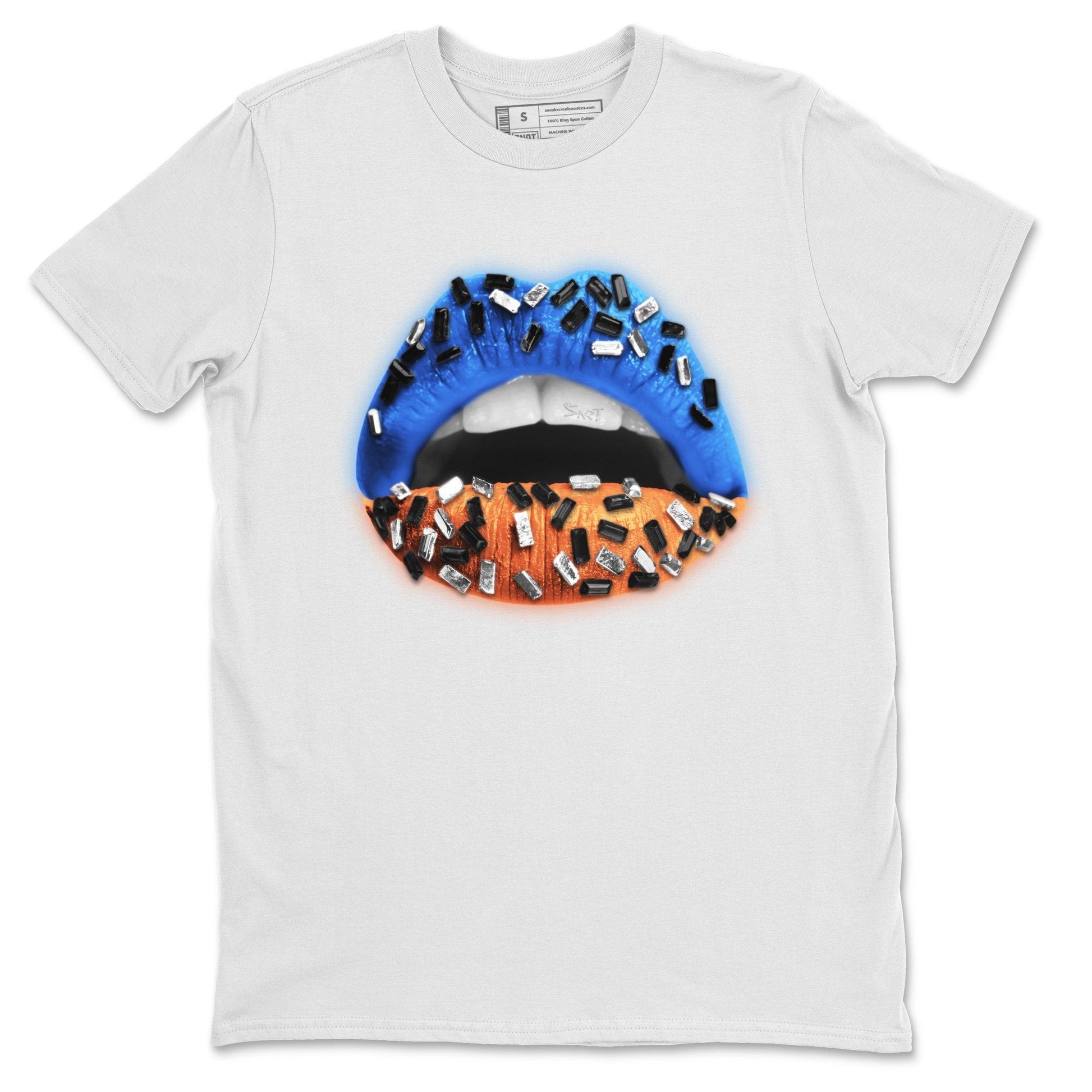 Yeezy 700 Bright Blue Sneaker Match Tees Lips Jewel Sneaker Tees Yeezy 700 Bright Blue Sneaker Release Tees Unisex Shirts