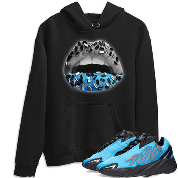 Yeezy 700 Bright Cyan Sneaker Match Tees Lips Jewel Sneaker Tees Yeezy 700 Bright Cyan Sneaker Release Tees Unisex Shirts