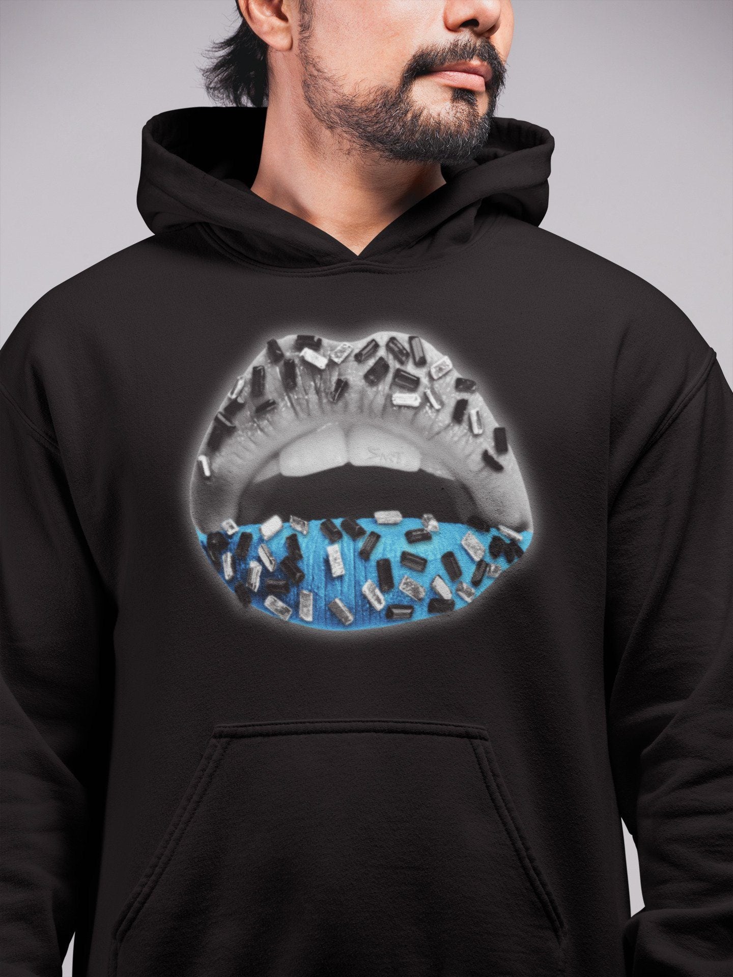 Yeezy 700 Bright Cyan Sneaker Match Tees Lips Jewel Sneaker Tees Yeezy 700 Bright Cyan Sneaker Release Tees Unisex Shirts