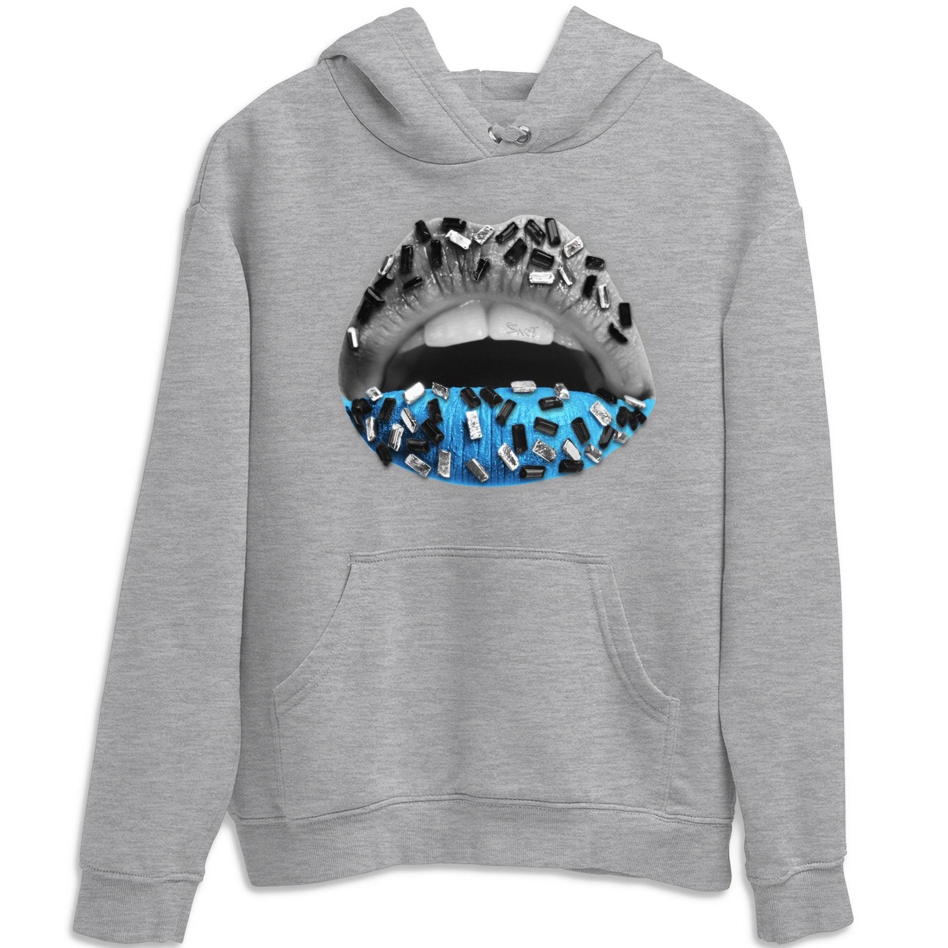 Yeezy 700 Bright Cyan Sneaker Match Tees Lips Jewel Sneaker Tees Yeezy 700 Bright Cyan Sneaker Release Tees Unisex Shirts