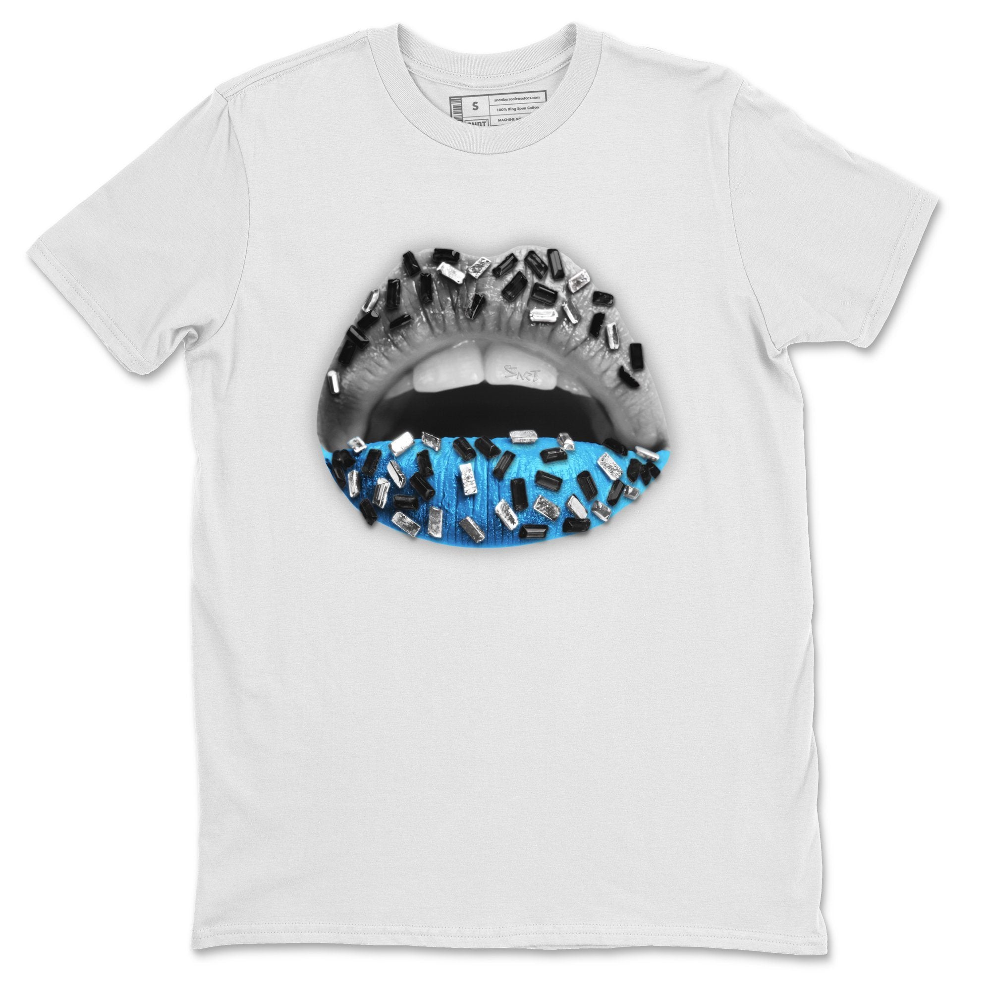 Yeezy 700 Bright Cyan Sneaker Match Tees Lips Jewel Sneaker Tees Yeezy 700 Bright Cyan Sneaker Release Tees Unisex Shirts