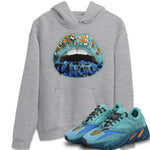 Yeezy 700 Faded Azure Sneaker Match Tees Lips Jewel Sneaker Tees Yeezy 700 Faded Azure Sneaker Release Tees Unisex Shirts