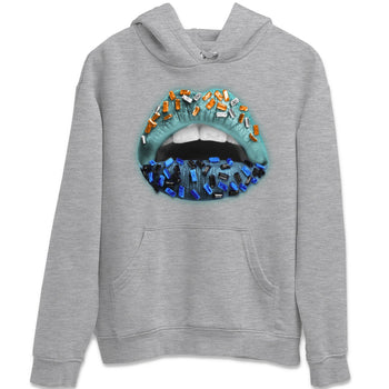 Yeezy 700 Faded Azure Sneaker Match Tees Lips Jewel Sneaker Tees Yeezy 700 Faded Azure Sneaker Release Tees Unisex Shirts