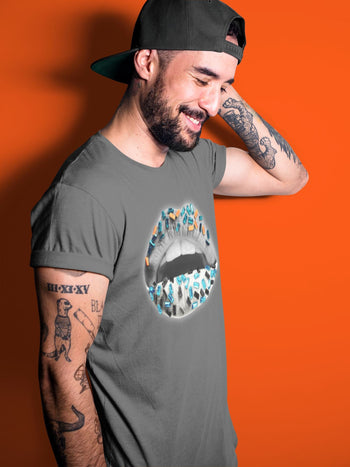 Yeezy 700 Wave Runner Sneaker Match Tees Lips Jewel Sneaker Tees Yeezy 700 Wave Runner Sneaker Release Tees Unisex Shirts