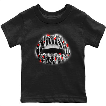 Yeezy 350 Zebra Sneaker Match Tees Lips Jewel Sneaker Tees Yeezy 350 Zebra Sneaker Release Tees Kids Shirts