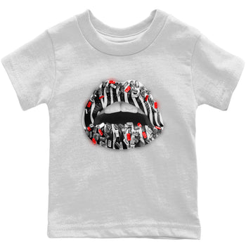 Yeezy 350 Zebra Sneaker Match Tees Lips Jewel Sneaker Tees Yeezy 350 Zebra Sneaker Release Tees Kids Shirts