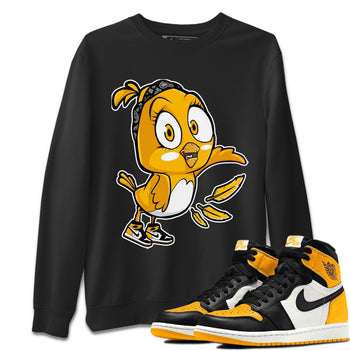 Jordan 1 Yellow Toe Sneaker Match Tees Little Birds Sneaker Tees Jordan 1 Yellow Toe Sneaker Release Tees Unisex Shirts