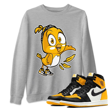 Jordan 1 Yellow Toe Sneaker Match Tees Little Birds Sneaker Tees Jordan 1 Yellow Toe Sneaker Release Tees Unisex Shirts