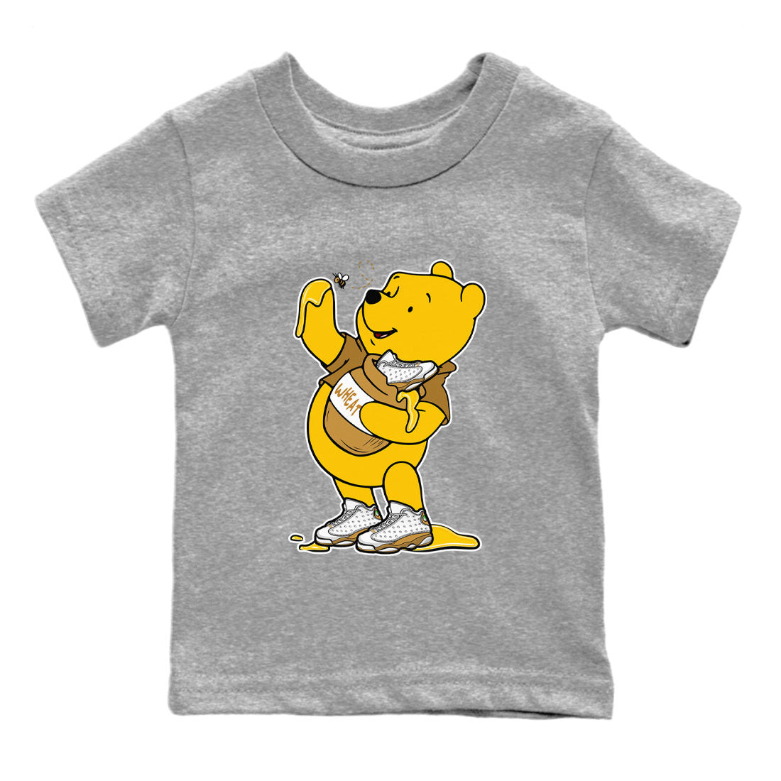 Air Jordan 13 Wheat shirt to match jordans Loot At This sneaker tees 13s Wheat SNRT Sneaker Release Tees Baby Toddler Heather Grey 2 T-Shirt