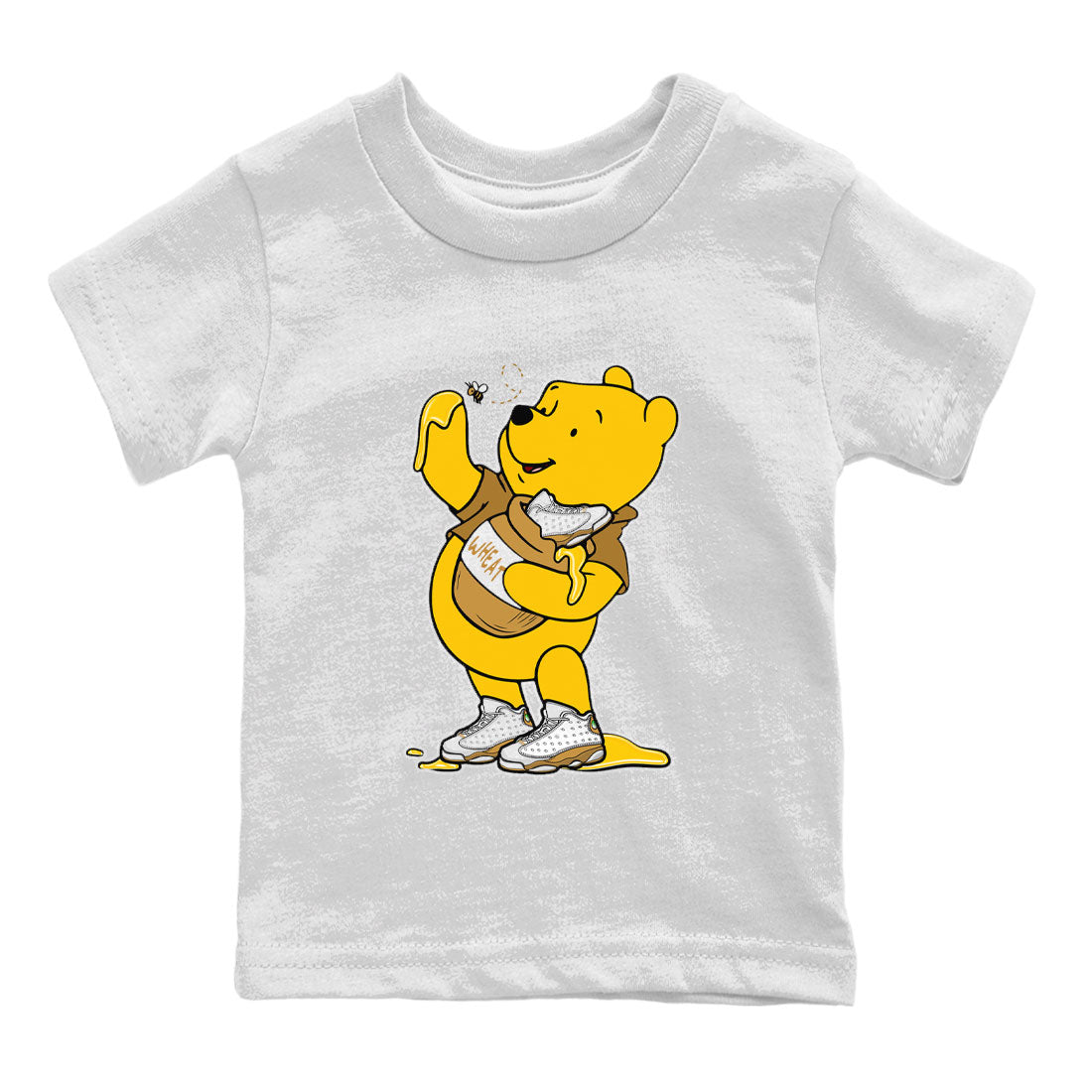 Air Jordan 13 Wheat shirt to match jordans Loot At This sneaker tees 13s Wheat SNRT Sneaker Release Tees Baby Toddler White 2 T-Shirt