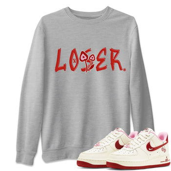 Air Force 1 Valentines Day Sneaker Match Tees Loser Lover Sneaker Tees Air Force 1 Valentines Day Sneaker Release Tees Unisex Shirts
