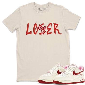 Air Force 1 Valentines Day Sneaker Match Tees Loser Lover Sneaker Tees Air Force 1 Valentines Day Sneaker Release Tees Unisex Shirts