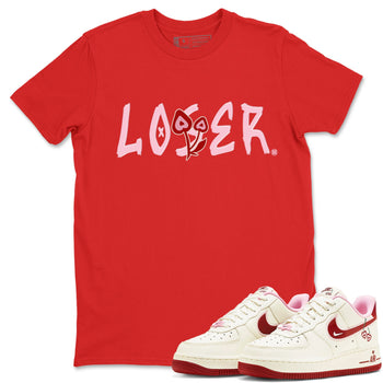 Air Force 1 Valentines Day Sneaker Match Tees Loser Lover Sneaker Tees Air Force 1 Valentines Day Sneaker Release Tees Unisex Shirts