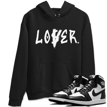 Jordan 1 Black White Sneaker Match Tees Loser Lover Sneaker Tees Jordan 1 Black White Sneaker Release Tees Unisex Shirts
