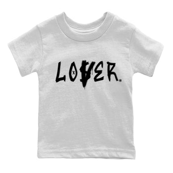 Jordan 1 Black White Sneaker Match Tees Loser Lover Sneaker Tees Jordan 1 Black White Sneaker Release Tees Kids Shirts