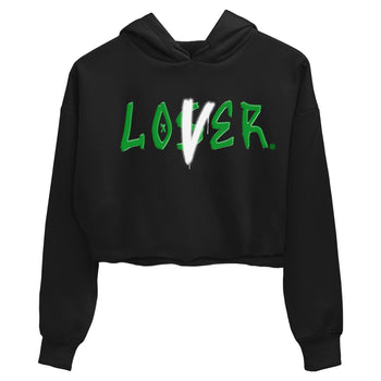 Air Jordan 1 Celtics Sneaker Match Tees Loser Lover Sneaker Tees Air Jordan 1 Lucky Green Celtics Tees Women's Shirts Black 2