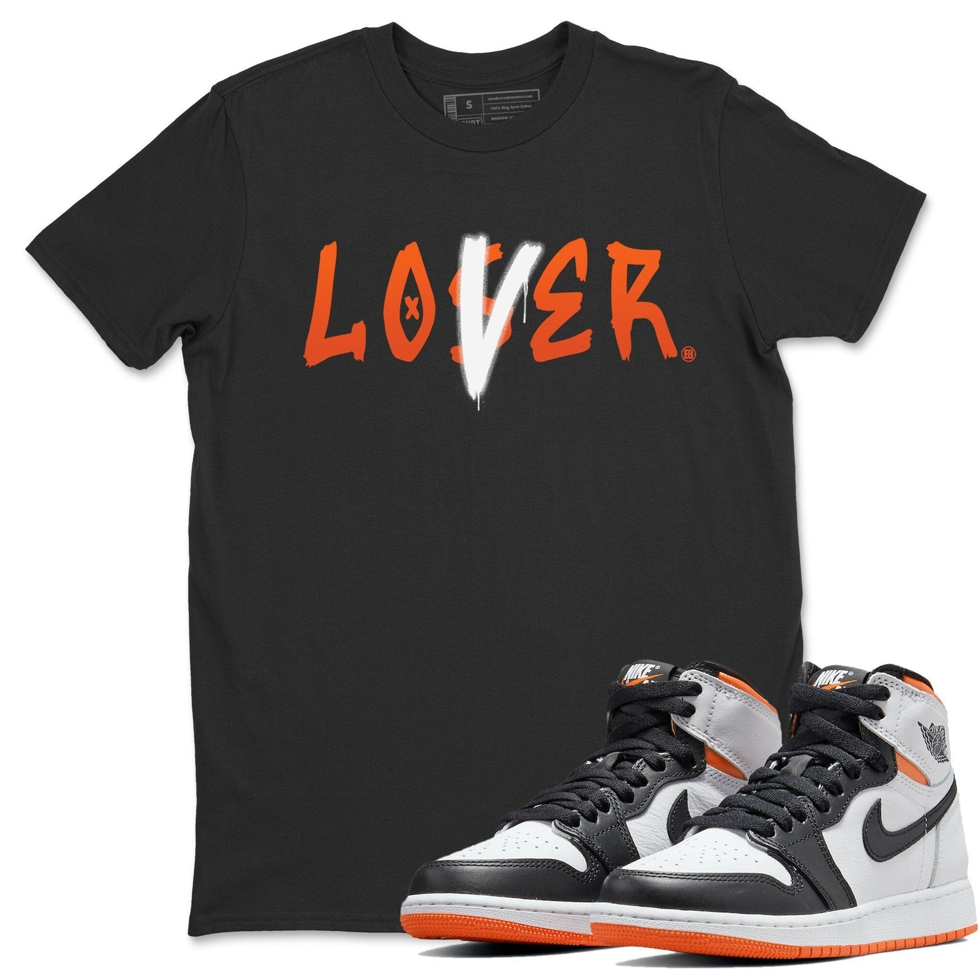 Jordan 1 Electro Orange Sneaker Match Tees Loser Lover Sneaker Tees Jordan 1 Electro Orange Sneaker Release Tees Unisex Shirts