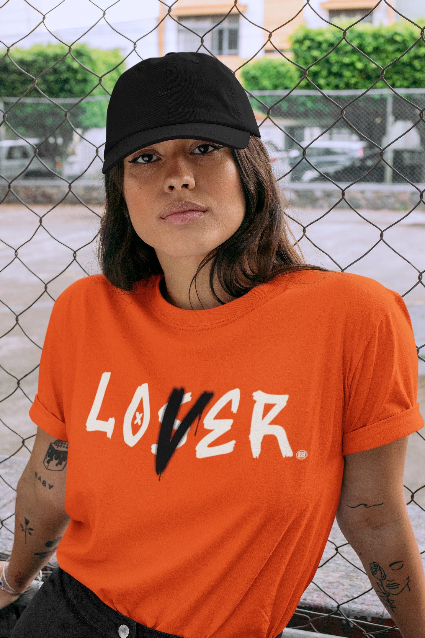 Jordan 1 Electro Orange Sneaker Match Tees Loser Lover Sneaker Tees Jordan 1 Electro Orange Sneaker Release Tees Unisex Shirts
