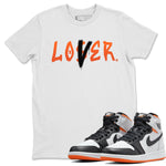 Jordan 1 Electro Orange Sneaker Match Tees Loser Lover Sneaker Tees Jordan 1 Electro Orange Sneaker Release Tees Unisex Shirts