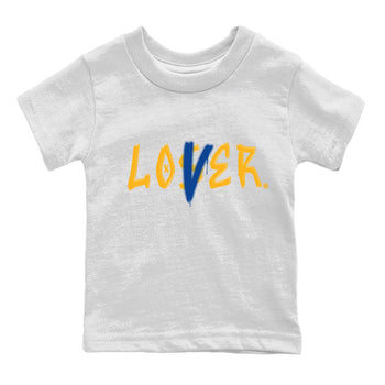 Jordan 1 Game Royal Varsity Maize Sneaker Match Tees Loser Lover Sneaker Tees Jordan 1 Game Royal Varsity Maize Sneaker Release Tees Kids Shirts