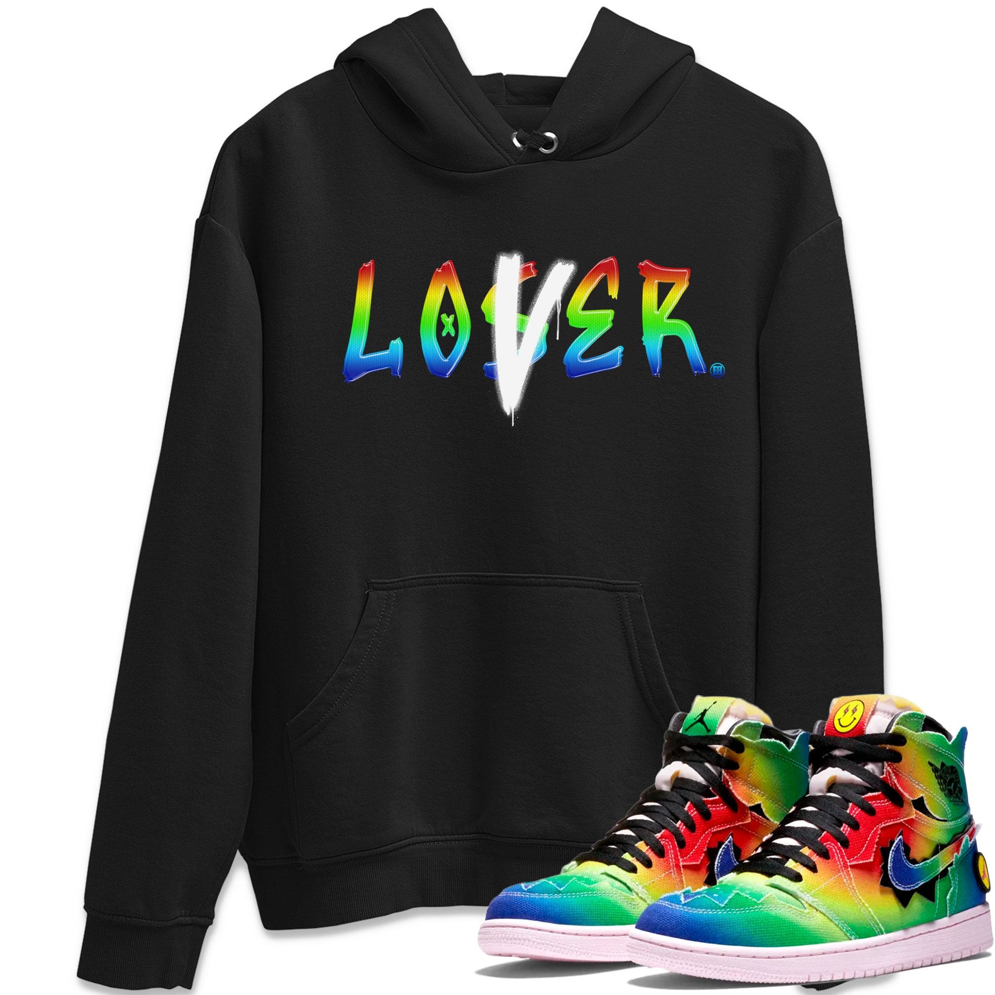 Air Jordan 1 X J Balvin shirt to match jordans Loser Lover sneaker tees Air Jordan 1 X J Balvin SNRT Sneaker Release Tees LGBT Pride T-Shirt Unisex Black 1 T-Shirt