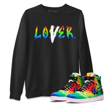 Air Jordan 1 X J Balvin shirt to match jordans Loser Lover sneaker tees Air Jordan 1 X J Balvin SNRT Sneaker Release Tees LGBT Pride T-Shirt Unisex Black 1 T-Shirt