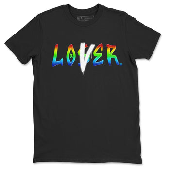 Air Jordan 1 X J Balvin shirt to match jordans Loser Lover sneaker tees Air Jordan 1 X J Balvin SNRT Sneaker Release Tees LGBT Pride T-Shirt Unisex Black 2 T-Shirt