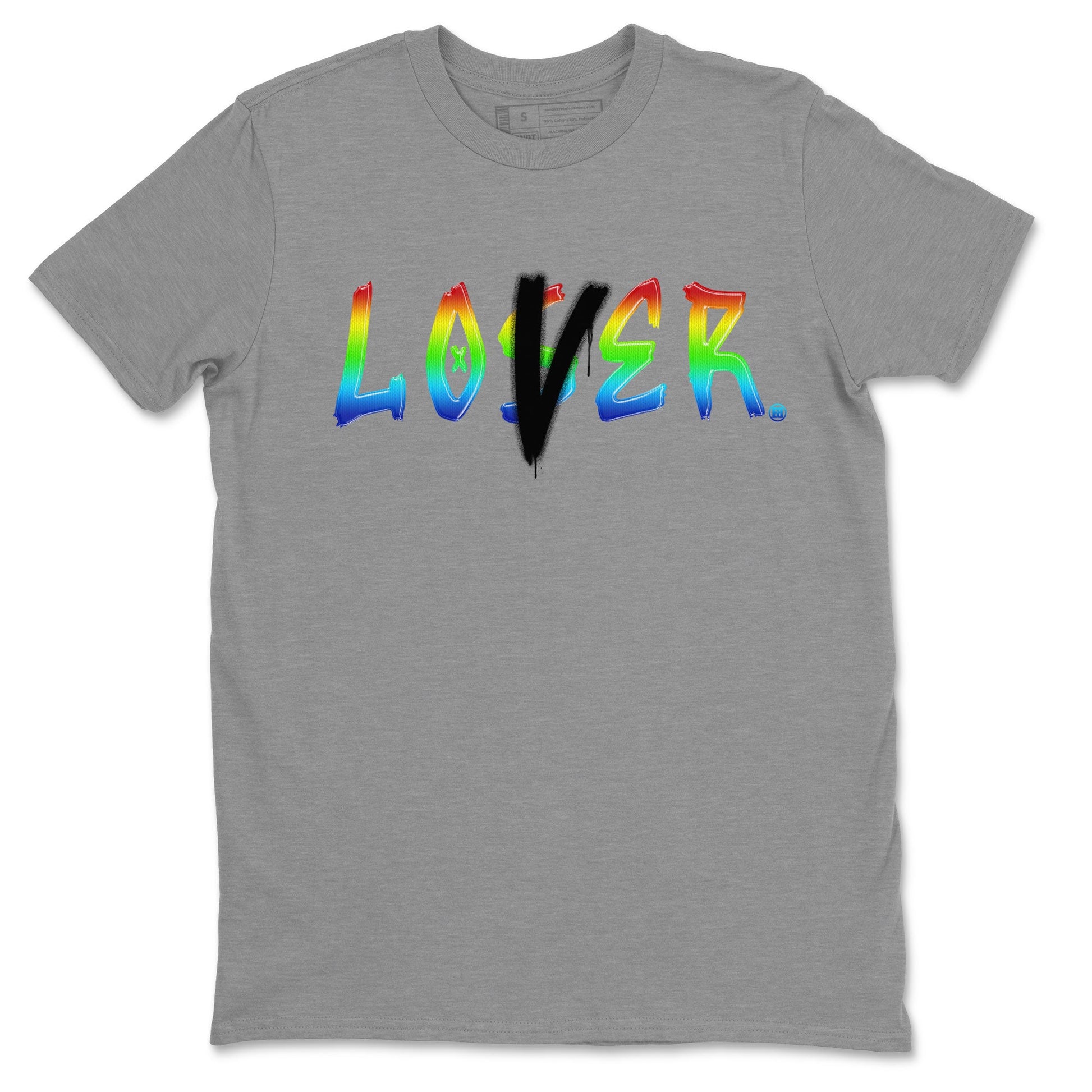 Air Jordan 1 X J Balvin shirt to match jordans Loser Lover sneaker tees Air Jordan 1 X J Balvin SNRT Sneaker Release Tees LGBT Pride T-Shirt Unisex Heather Grey 2 T-Shirt