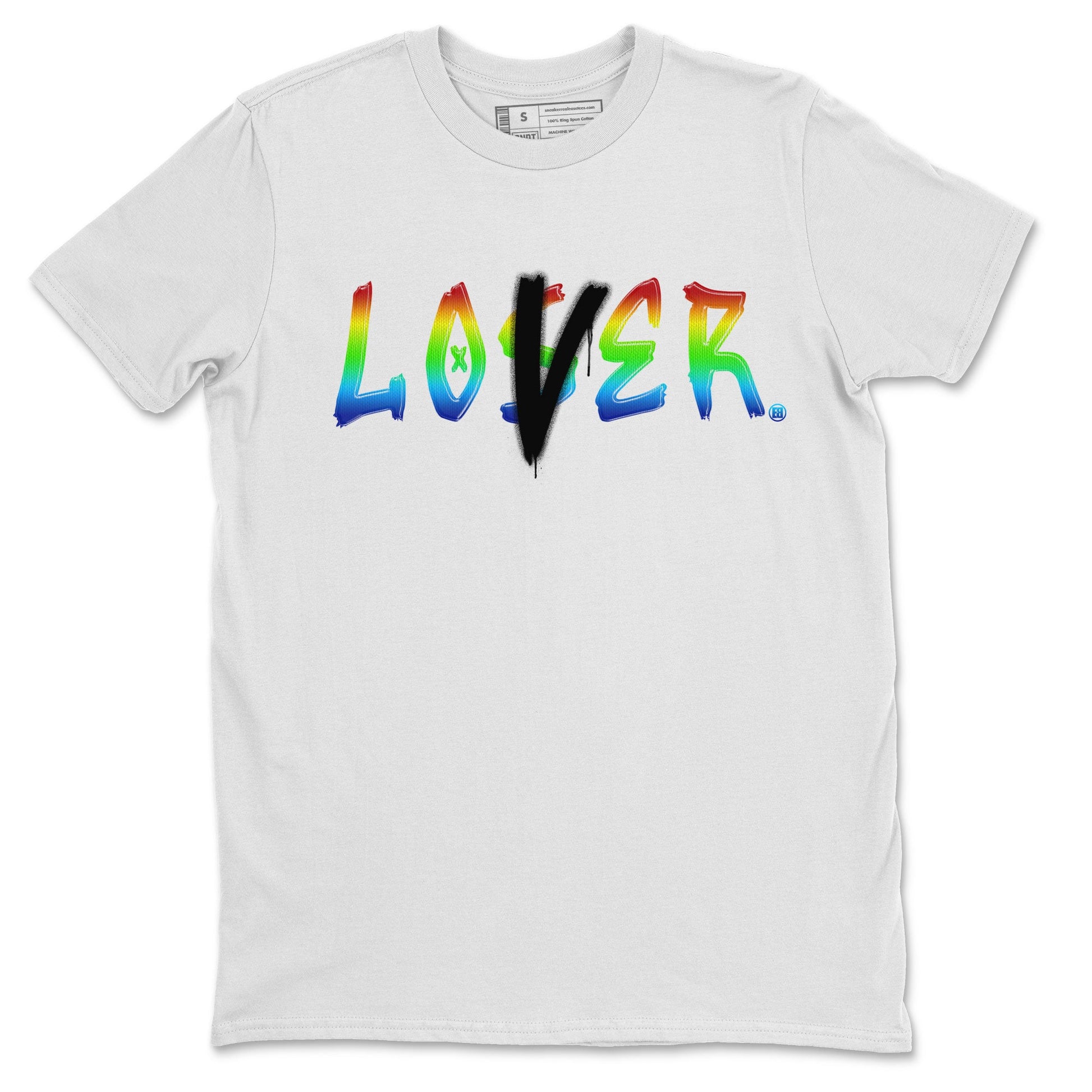 Air Jordan 1 X J Balvin shirt to match jordans Loser Lover sneaker tees Air Jordan 1 X J Balvin SNRT Sneaker Release Tees LGBT Pride T-Shirt Unisex White 2 T-Shirt