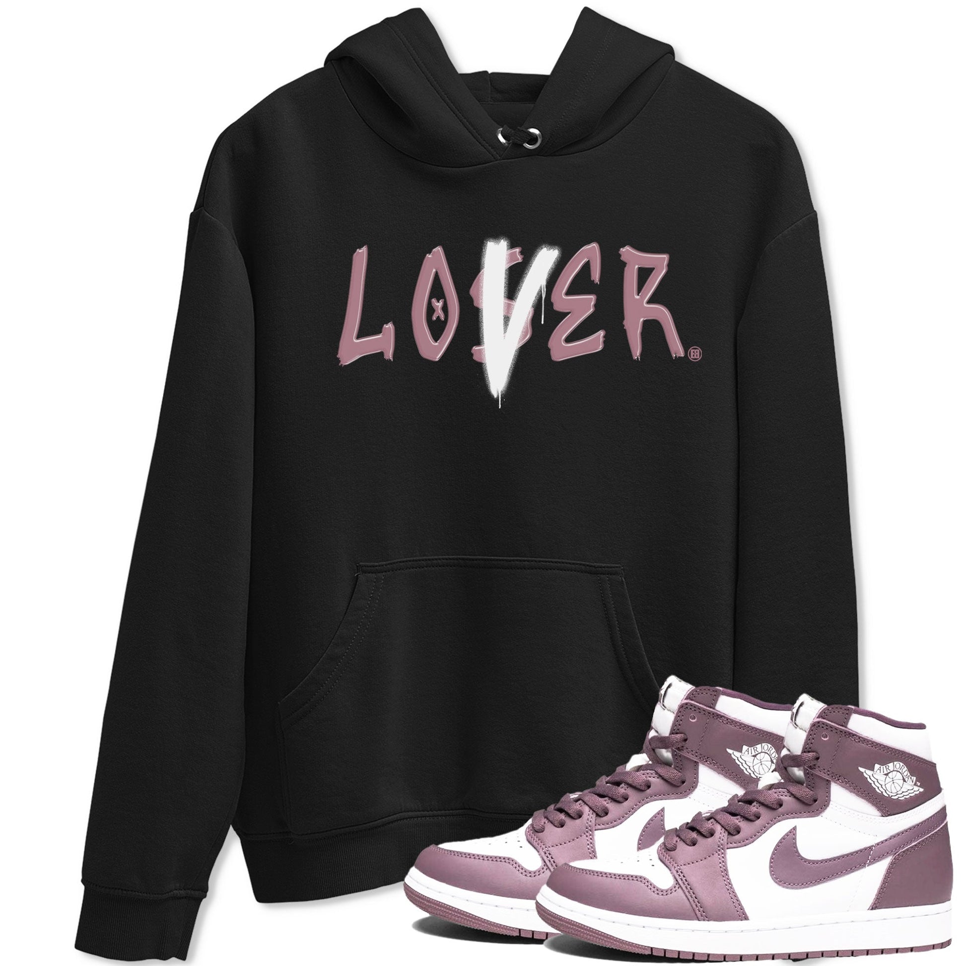 Air Jordan 1 Mauve shirt to match jordans Loser Lover sneaker tees 1s High OG Mauve SNRT Sneaker Tees Unisex Streetwear Clothing Black 1 T-Shirt