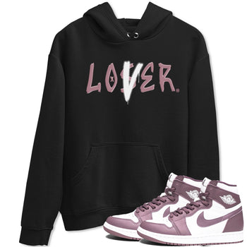 Air Jordan 1 Mauve shirt to match jordans Loser Lover sneaker tees 1s High OG Mauve SNRT Sneaker Tees Unisex Streetwear Clothing Black 1 T-Shirt