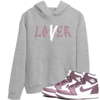Air Jordan 1 Mauve shirt to match jordans Loser Lover sneaker tees 1s High OG Mauve SNRT Sneaker Tees Unisex Streetwear Clothing Heather Grey 1 T-Shirt