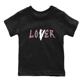 Air Jordan 1 Mauve shirt to match jordans Loser Lover sneaker tees 1s High OG Mauve SNRT Sneaker Tees Baby Toddler Black 2 T-Shirt