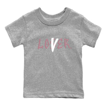 Air Jordan 1 Mauve shirt to match jordans Loser Lover sneaker tees 1s High OG Mauve SNRT Sneaker Tees Baby Toddler Heather Grey 2 T-Shirt