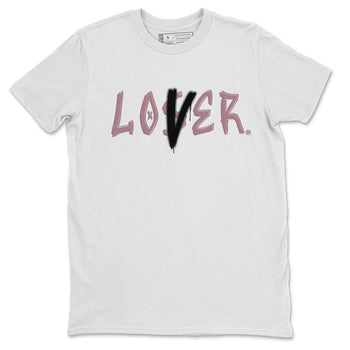 Air Jordan 1 Mauve shirt to match jordans Loser Lover sneaker tees 1s High OG Mauve SNRT Sneaker Tees Unisex Streetwear Clothing White 2 T-Shirt