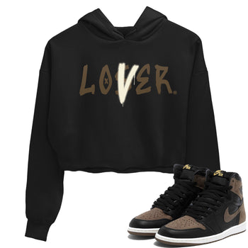 Air Jordan 1 Retro High OG Palomino shirt to match jordans Loser Lover sneaker tees Air Jordan 1 Palomino SNRT Sneaker Release Tees Black 1 Crop T-Shirt