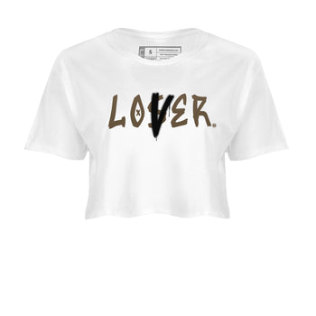 Air Jordan 1 Retro High OG Palomino shirt to match jordans Loser Lover sneaker tees Air Jordan 1 Palomino SNRT Sneaker Release Tees White 2 Crop T-Shirt