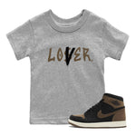 Air Jordan 1 Retro High OG Palomino shirt to match jordans Loser Lover sneaker tees Air Jordan 1 Palomino SNRT Sneaker Release Tees Baby Toddler Heather Grey 1 T-Shirt