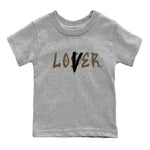 Air Jordan 1 Retro High OG Palomino shirt to match jordans Loser Lover sneaker tees Air Jordan 1 Palomino SNRT Sneaker Release Tees Baby Toddler Heather Grey 2 T-Shirt