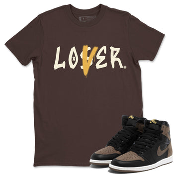Air Jordan 1 Retro High OG Palomino shirt to match jordans Loser Lover sneaker tees Air Jordan 1 Palomino SNRT Sneaker Release Tees Unisex Dark Chocolate 1 T-Shirt