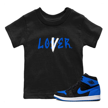 AJ1 Retro Royal Reimagined shirt to match jordans Loser Lover sneaker tees Air Jordan 1 Royal Reimagined SNRT Sneaker Tees Casual Crew Neck T-Shirt Baby Toddler Black 1 T-Shirt