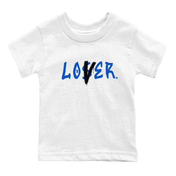 AJ1 Retro Royal Reimagined shirt to match jordans Loser Lover sneaker tees Air Jordan 1 Royal Reimagined SNRT Sneaker Tees Casual Crew Neck T-Shirt Baby Toddler White 2 T-Shirt
