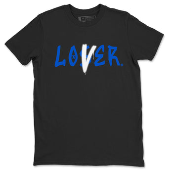AJ1 Retro Royal Reimagined shirt to match jordans Loser Lover sneaker tees Air Jordan 1 Royal Reimagined SNRT Sneaker Tees Casual Crew Neck T-Shirt Unisex Black 2 T-Shirt