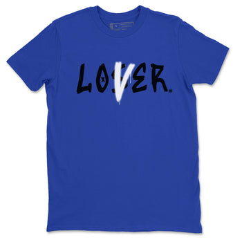 AJ1 Retro Royal Reimagined shirt to match jordans Loser Lover sneaker tees Air Jordan 1 Royal Reimagined SNRT Sneaker Tees Casual Crew Neck T-Shirt Unisex Royal Blue 2 T-Shirt