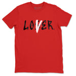 Air Jordan 1 Satin Bred Sneaker Match Tees Loser Lover Sneaker Tees Jordan 1 High OG Satin Bred Sneaker Release Tees Unisex Shirts Red 2