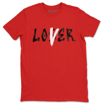 Air Jordan 1 Satin Bred Sneaker Match Tees Loser Lover Sneaker Tees Jordan 1 High OG Satin Bred Sneaker Release Tees Unisex Shirts Red 2